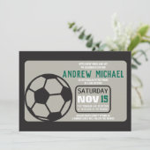 Invitation du SOCCER Bar Mitzvah (Debout devant)