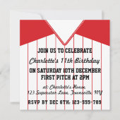 Invitation du Softball Jersey Theme Party (Devant)