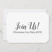 Invitation du soir de Noël "Twas Night Before" (Dos)