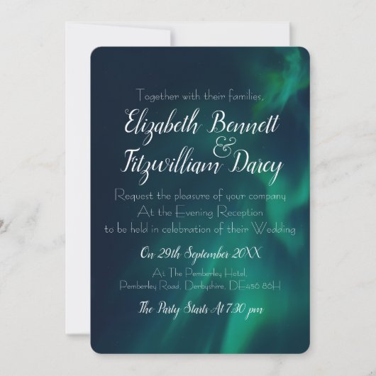 Invitation du soir Northern Lights (Devant)