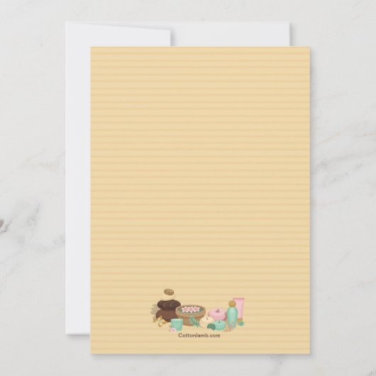 Invitation du spa (Dos)