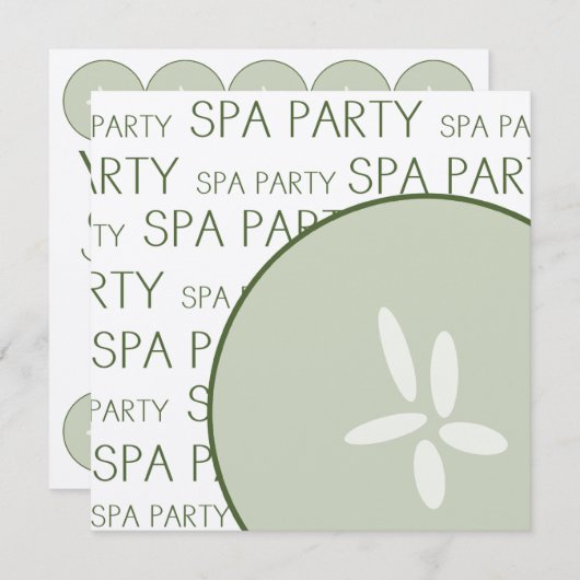 Invitation du Spa (Devant / Derrière)