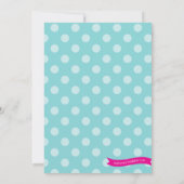 Invitation du spa - Spa Anniversaire de enfant (Dos)