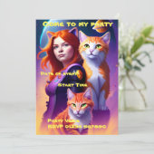 Invitation du Space Cat Party (Debout devant)