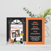 Invitation du Spiderweb Door Halloween Party (phot (Debout devant)