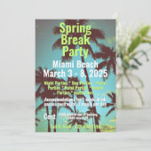 Invitation du Spring Break Party (Debout devant)