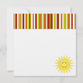 Invitation du Sunshine Party (Dos)