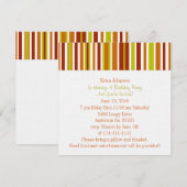 Invitation du Sunshine Party (Devant / Derrière)