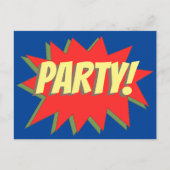 Invitation du Superhero Comic Party (Devant)