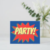 Invitation du Superhero Comic Party (Debout devant)