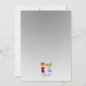 Invitation du Superheroes Party (Dos)