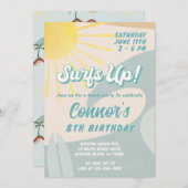 Invitation du surfer n'importe quel Surf d'âge ver (Devant / Derrière)