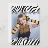 Invitation du Sweet sixteen (Dos)