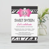 Invitation du sweet sixteen Party (Debout devant)
