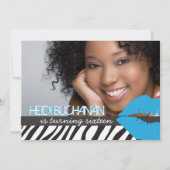 Invitation du sweet sixteen Party (Dos)