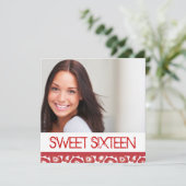 Invitation du sweet sixteen Party (Debout devant)