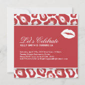 Invitation du sweet sixteen Party (Dos)