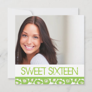 Invitation du sweet sixteen Party