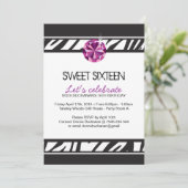 Invitation du sweet sixteen Party (Debout devant)