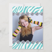 Invitation du sweet sixteen Party (Dos)