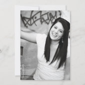 Invitation du sweet sixteen Party (Dos)