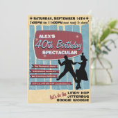 Invitation du Swing Dance Party des années 40 (Debout devant)