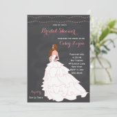 Invitation du tableau de bord blanc Fête des marié (Debout devant)