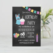 Invitation du tableau de bord du parti Anniversair (Debout devant)