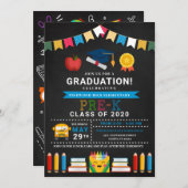 Invitation du tableau de bord pré-K (Devant / Derrière)