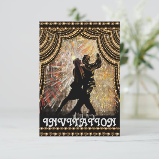 Invitation du Tango Latin Dance Party (Debout devant)