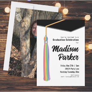 Invitation du Tassel Graduation Party