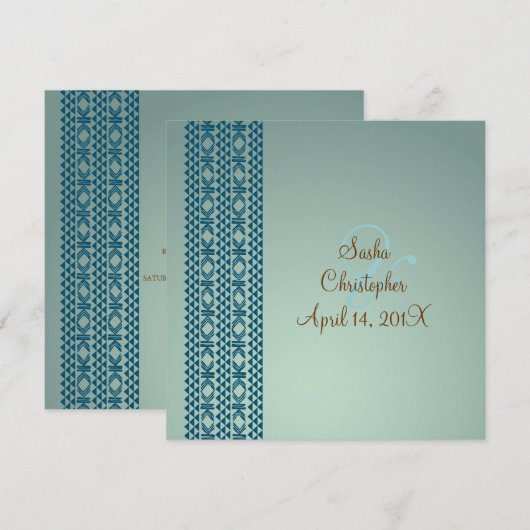 Invitation du Tattoo d'Hawaï (Devant / Derrière)