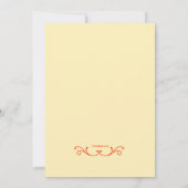 Invitation du Temple Chinois (Dos)