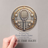 Invitation du Tennis Event Party (In situ (ordinateur de poche))