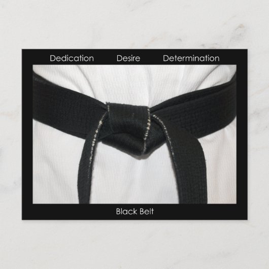 Invitation du test de promotion de la ceinture noi (Devant)