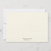 Invitation du Thanksgiving Potluck Party (Dos)