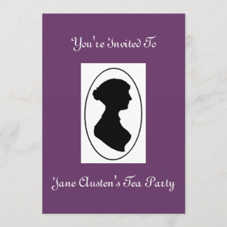 Invitation du thé de Jane Austen