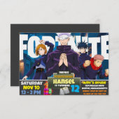 Invitation du thème du jeu (Devant / Derrière)