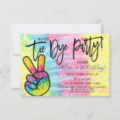 Invitation du Tie Dye Party (Devant)