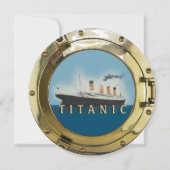 Invitation du Titanic Porthole Party (Dos)