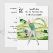 Invitation du tournoi de golf de la Saint-Patrick (Devant / Derrière)
