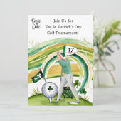 Invitation du tournoi de golf de la Saint-Patrick (Debout devant)