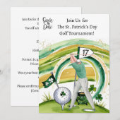 Invitation du tournoi de golf de la Saint-Patrick (Devant / Derrière)