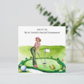 Invitation du tournoi de golf de la Saint-Patrick (Debout devant)