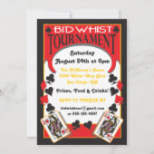 Invitation du tournoi d'enchères (Devant)