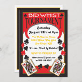 Invitation du tournoi d'enchères (Devant / Derrière)