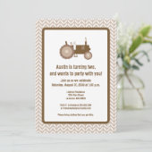 Invitation du tracteur Brown (Debout devant)