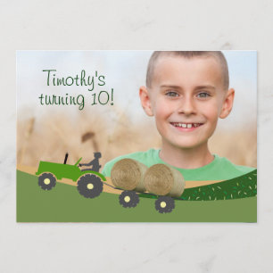 Invitation du tracteur : Cute Hay Bale Farm