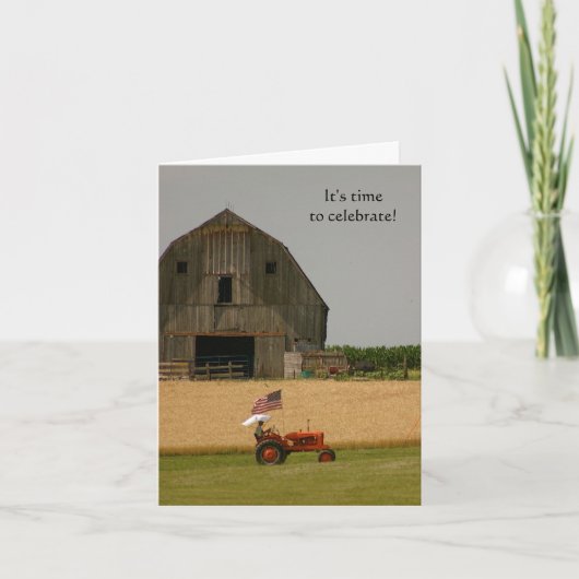 Invitation du tracteur : Il est temps de célébrer  (Devant)