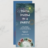 Invitation du Tracteur Party (Devant / Derrière)